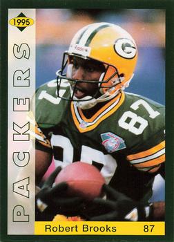 1995 Green Bay Packers Police - Copps Food Center, Manitowoc Police Department #15 Robert Brooks Front