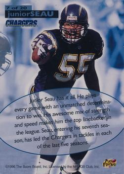 1996 Pro Line II Intense - Determined #7 Junior Seau Back