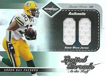 2003 Leaf Limited - Threads At the Half #LT-3 Ahman Green Front