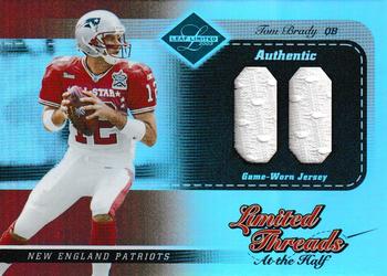 2003 Leaf Limited - Threads At the Half #LT-94 Tom Brady Front