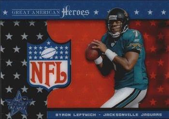 2003 Leaf Rookies & Stars - Great American Heroes #GAH-19 Byron Leftwich Front