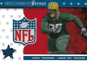2003 Leaf Rookies & Stars - Great American Heroes Autographs #GAH-20 Kenny Peterson Front