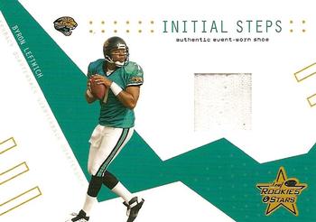2003 Leaf Rookies & Stars - Initial Steps Shoe #IS-2 Byron Leftwich Front
