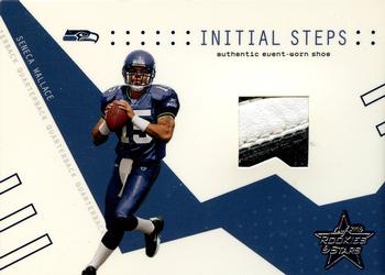 2003 Leaf Rookies & Stars - Initial Steps Shoe #IS-8 Seneca Wallace Front