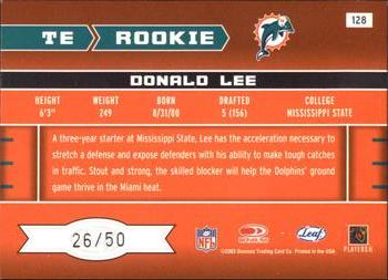 2003 Leaf Rookies & Stars - Longevity #128 Donald Lee Back