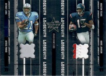2003 Leaf Rookies & Stars - Longevity #288 Artose Pinner / Andre Johnson Front
