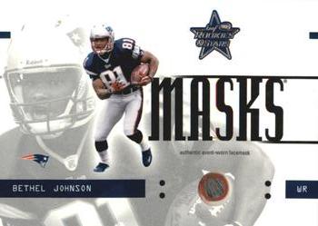 2003 Leaf Rookies & Stars - Masks #RM-22 Bethel Johnson Front