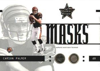 2003 Leaf Rookies & Stars - Masks Duals #RM-1 Carson Palmer Front