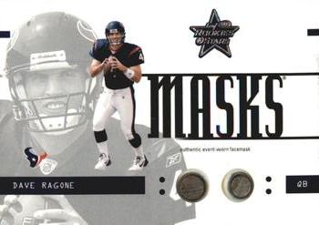 2003 Leaf Rookies & Stars - Masks Duals #RM-5 Dave Ragone Front