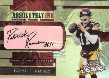 2003 Playoff Absolute Memorabilia - Absolutely Ink #AI-14 Patrick Ramsey Front