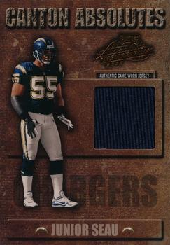 2003 Playoff Absolute Memorabilia - Canton Absolutes Jersey #25 Junior Seau Front