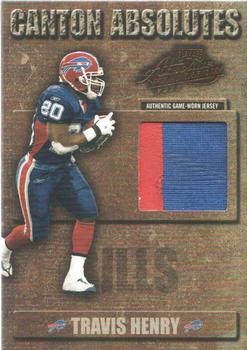 2003 Playoff Absolute Memorabilia - Canton Absolutes Jersey #49 Travis Henry Front