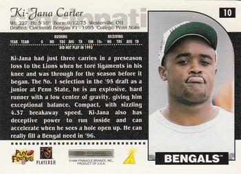 1996 Score #10 Ki-Jana Carter Back