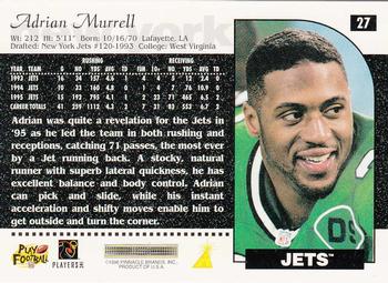 1996 Score #27 Adrian Murrell Back