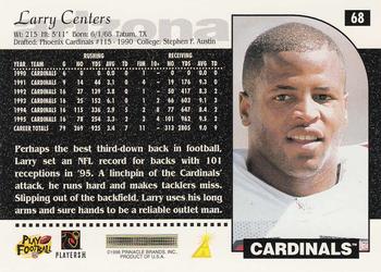 1996 Score #68 Larry Centers Back
