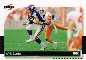 1996 Score #71 Cris Carter Front