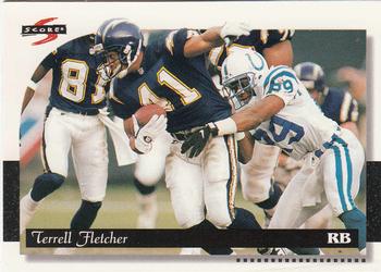 1996 Score #72 Terrell Fletcher Front