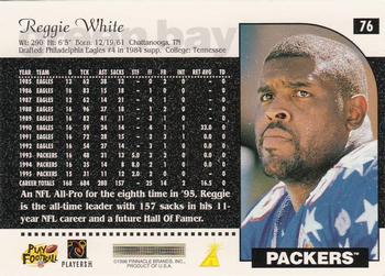 1996 Score #76 Reggie White Back