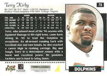 1996 Score #78 Terry Kirby Back