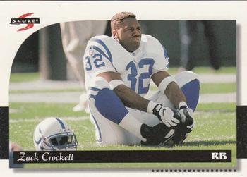 1996 Score #98 Zack Crockett Front