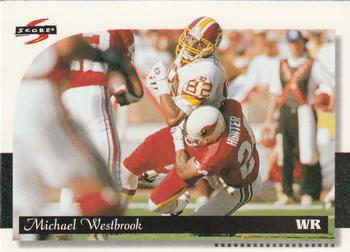 1996 Score #110 Michael Westbrook Front