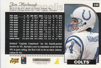 1996 Score #144 Jim Harbaugh Back