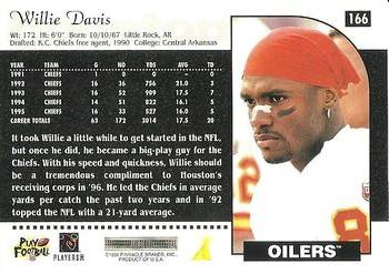 1996 Score #166 Willie Davis Back