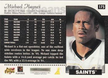 1996 Score #175 Michael Haynes Back