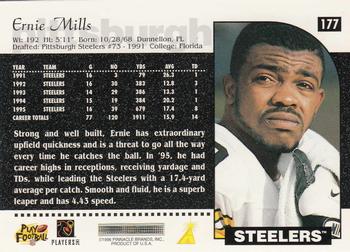 1996 Score #177 Ernie Mills Back