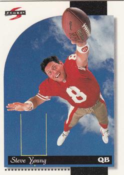 1996 Score #187 Steve Young Front