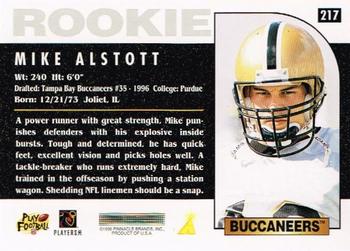 1996 Score #217 Mike Alstott Back