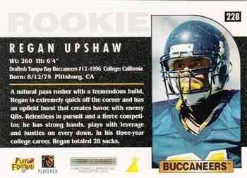 1996 Score #228 Regan Upshaw Back