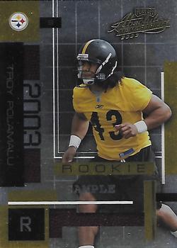 2003 Playoff Absolute Memorabilia - Samples #149 Troy Polamalu Front