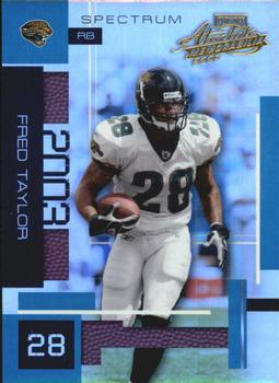 2003 Playoff Absolute Memorabilia - Spectrum #23 Fred Taylor Front