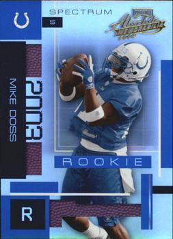 2003 Playoff Absolute Memorabilia - Spectrum #150 Mike Doss Front
