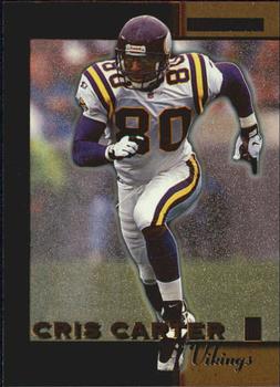1996 Score Board NFL Lasers #8 Cris Carter Front