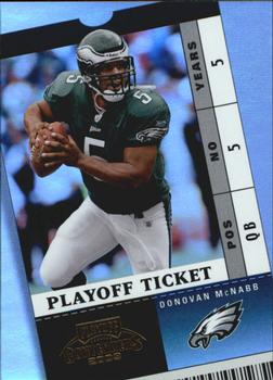 2003 Playoff Contenders - Playoff Ticket #7 Donovan McNabb Front