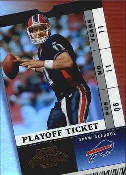 2003 Playoff Contenders - Playoff Ticket #13 Drew Bledsoe Front