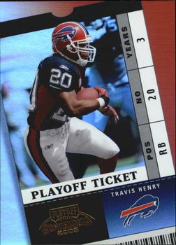 2003 Playoff Contenders - Playoff Ticket #14 Travis Henry Front