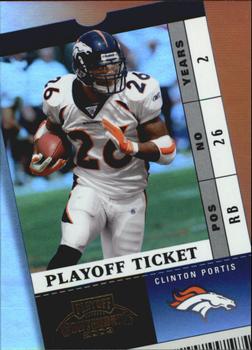 2003 Playoff Contenders - Playoff Ticket #38 Clinton Portis Front