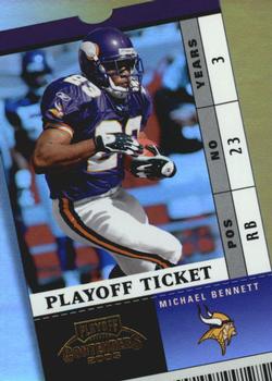 2003 Playoff Contenders - Playoff Ticket #64 Michael Bennett Front