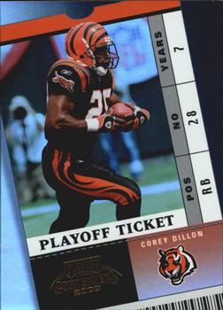 2003 Playoff Contenders - Playoff Ticket #67 Corey Dillon Front
