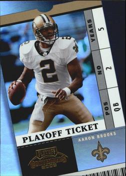 2003 Playoff Contenders - Playoff Ticket #83 Aaron Brooks Front