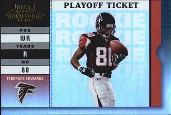 2003 Playoff Contenders - Playoff Ticket #104 Terrence Edwards Front