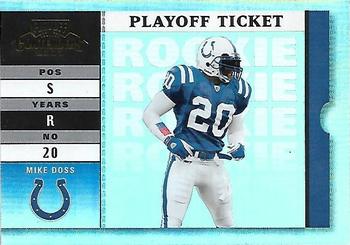 2003 Playoff Contenders - Playoff Ticket #111 Mike Doss Front