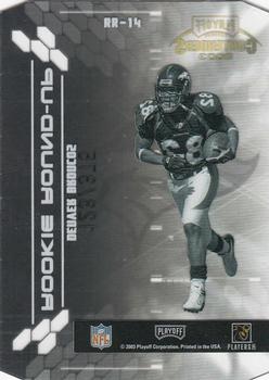 2003 Playoff Contenders - Rookie Round Up #RR-14 Adrian Madise Back