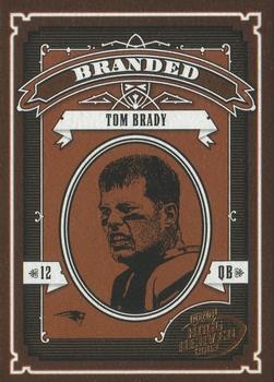 2003 Playoff Hogg Heaven - Branded #B-6 Tom Brady Front