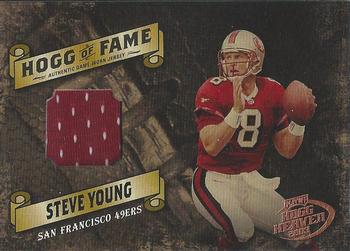 2003 Playoff Hogg Heaven - Hogg of Fame Materials Bronze #HF-3 Steve Young Front