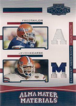 2003 Playoff Honors - Alma Mater Materials #AM-26 Fred Taylor / Jevon Kearse Front