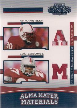 2003 Playoff Honors - Alma Mater Materials #AM-27 Ahman Green / Eddie George Front